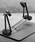 Magnetic Adjustable Circuit Board Holder With 360 Degrees Rotating Clamps, Soldering Helping Hand, ESD Safe on table