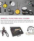 Top Shelf Shaft Alignment Clamp Set For Electric Motors Pumps And Compressors With Quick 3/8 Inch Dead Accurate Setup showing various dial gages and tools.