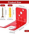 Heavy Duty Fire Extinguisher Mount Kit With Iron Brackets And Wall Hangers Holds 5 To 10 Lb Extinguishers Easy Install sizes