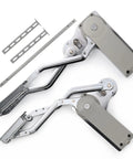 Hydraulic Buffer Cabinet Door Hinge for Vertical Lift Up Cabinets with Soft Close, Adjustable Damping, fits 19.69-31.49 in
