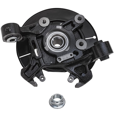 Rear Left Steering Knuckle With Wheel Bearing Hub Assembly For 2007-2010 Ford Explorer Sport Trac Mercury Mountaineer Replacement