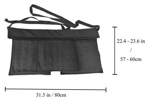Hema Sparring Apron Style Beefy Padded Groin And Thigh Protector With 350N Anti Stab Fabric And Lace Up Fit For Longsword Training