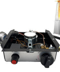 Pyramid Style Three Bolt Patio Heater Glass Tube Control Box Assembly For 47,000 BTU Units, Easy Install Replacement