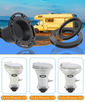 RV Toilet Seal And 3 Inch Socket Floor Flange Kit For 300 310 320 Toilet Replacement Parts With Flange And Seals