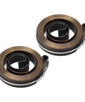 Jiawu 2 Pcs Plated Drill Press Return Springs Durable Quill Feed Coil Springs For Universal Drilling Milling Machines High Performance Upgrade in coils.
