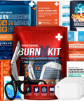 Burn Kit With Sterile Waterproof Wound Dressings, Hydrogel Foam Burn Dressings, Burn Gel, Nonstick Pads, Gauze And Shears, 30 Pack First Aid Supplies For Instant Cooling And Soothing Relief On The Go