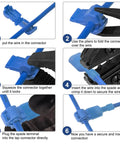 60 Pcs 30 Pairs Quick Splice Wire Terminals T Tap Self Stripping No Cut No Strip Nylon Fully Insulated Male Quick Disconnects instructions