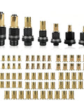 Get Your Hands On This Sick 77 Piece Carbon Steel Rivet Nut Tool Set With M3 To M12 Mandrels And Flat Head Rivnuts, assorted mandrels