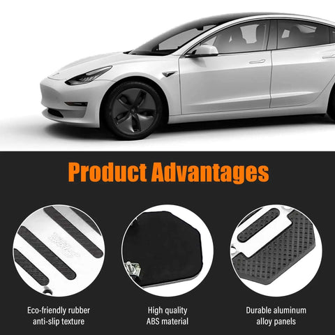 Two Pack Non Slip Car Pedal Pads For Automatic Transmission with aluminum alloy clutch pedal kit, product advantages display