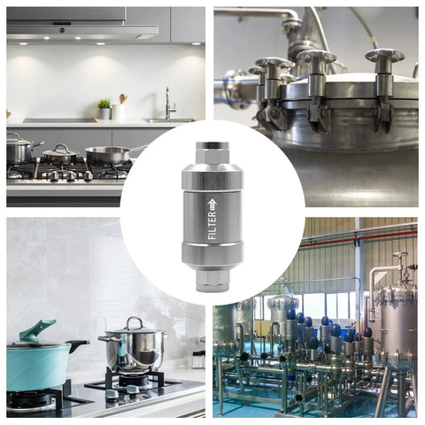 Long-Lasting Reusable Oil Filter System with Built-In Filtration and Maintenance Converter Part featured in industrial settings