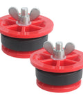 2 Inch Mechanical Test Plug For Pressure Testing And Temporary Sealing End Of Pipe Gripper Kit 2 Pack pro grade ABS with rubber O-ring