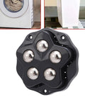 Close-up of 12 Pack Self Adhesive Caster Wheels With Brakes 360 Degree Swivel Appliance Rollers Heavy Duty Furniture Casters