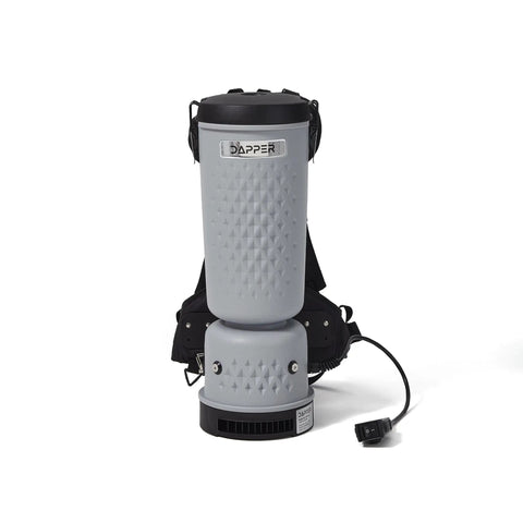 Dapper Durable 13 Pound Lightweight Backpack Vacuum Cleaner With Hepa Filter And 10.5 Qt Capacity Perfect For Hard Floors Carpet Stairs And Offices Featuring Padded Straps Chest Harness And Waist Belt For Comfortable Extended Use