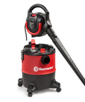 Beast All In One Wet Dry Vacuum With Detachable Blower 6 Gallon 5 Peak HP 70 CFM Suction 190 MPH Blower shown in red and black