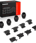 Upgrade Your Ride With This Premium Rear Left Right Disc Brake Hardware Kit For Chrysler Town Country Dodge Grand Caravan Ford Explorer Taurus And More Models To Keep Your Brakes Gripping tight And Safe On Every Bumpy Road. Rear brake hardware kit with 8 springs and 4 dust boots, black metal parts