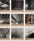 Various applications of Unidirectional Carbon Fiber Fabric 12K 200GSM, 4 Inch Wide By 40 Inch Long in structural reinforcement projects.