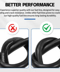 Comparison of cracked and flexible Five Eighth Inch Heater Hose, 10 Feet Long EPDM Double Spiral Radiator Coolant Line
