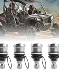 Beefed Up Ball Joint Kit 4 Pieces Direct Replacement for Polaris Ranger UTV 2009 to 2020 Models Replaces 7061220 7061187 7081505 7081580 53-50040 42-1037 WE350040 Tough Suspension Upgrade, 4-piece metal ball joints for UTV front suspension