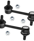 Toyota Corolla Suspension Upgrade Kit With Front And Rear Stabilizer Sway Bar Links Inner And Outer Tie Rod Ends And Lower Ball Joints For 1996 1997 1998 1999 2000 2001 2002 Pack Of 10, black metal links and nuts