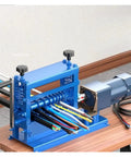 Top Rated Fully Automatic Cable Stripper Machine Multi Function Electric Wire Stripper Heavy Duty Tool on a wooden surface.