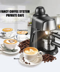 Semi Automatic Espresso Machine With Built In Steam Frother Knocks Out Dope Cappuccinos And Silky Lattes Using Solid Five Bar Pressure perfect for brewing lattes and cappuccinos.