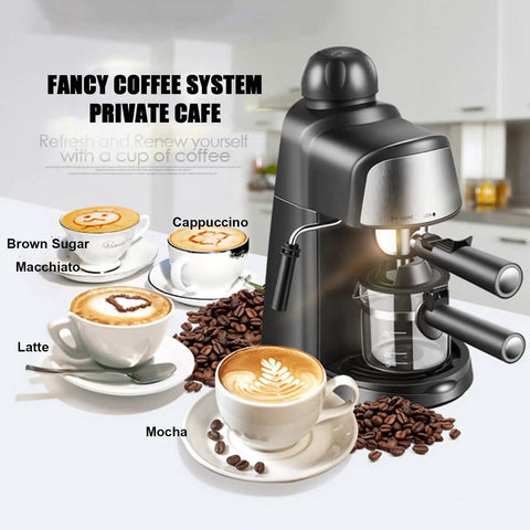 Semi Automatic Espresso Machine With Built In Steam Frother Knocks Out Dope Cappuccinos And Silky Lattes Using Solid Five Bar Pressure perfect for brewing lattes and cappuccinos.