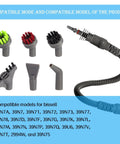 Replacement Extension Hose And Cleaning Brush Tool Kit For Steam Shot Omni Hard Surface Steam Cleaners with accessories displayed