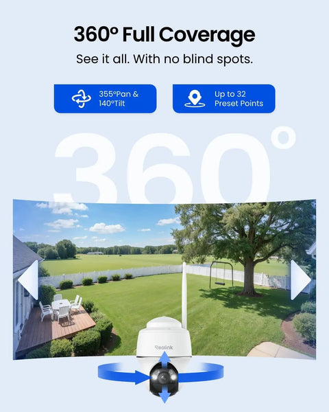 Wire Free Outdoor Security Camera With Solar Power And 5MP 2K Plus Color Night Vision Pan Tilt Supports 2.4 GHz And 5 GHz WiFi Home Hub Compatible Argus PT Solar Panel Bundle