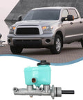 Brake Master Cylinder Replacement 47201-0C010 For Toyota Tundra 2000-2006 And Tacoma 2001-2004 with truck in background