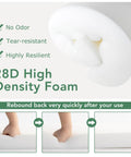 28D high density foam for Beige Outdoor Chair Cushions Set Of Four Waterproof And Fade Resistant with tear-resistant qualities