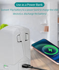 Drone Battery Charger With Storage Mode And Two Way Charging Hub PD45W Fast Charge Case Station Battery Manager With Cable For Drones Featuring Intelligent Battery Matching And 60 Percent Storage For Long Term Care And Easy Charge On The Go used as power bank beside phone.