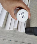 PTFE Solid Bar With Graphite Filler For Smooth Sliding 10 To 50 Mm Diameter 50 Cm Length White Or Black Non Toxic Eco Friendly