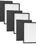 Three Pack Replacement Filter Set For Breeze APB102 And 3049 Includes 3 Main Filters And 3 Activated Carbon Filters For Long Lasting Air Purification At A Great Price Bang For Your Buck Value Without Skimping On Performance In Any Room