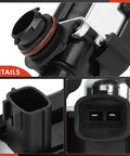 Close-up of vapor canister vent solenoid valve replacement drop in fit for Nissan Altima Rogue Sentra Versa Frontier Murano Pathfinder Maxima Titan Armada Juke NV200 Xterra Infiniti QX60 Q50 QX50.