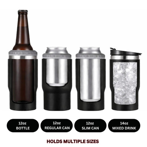 Two In One Golf Drink Holder Set With A 14oz Insulated Tumbler That Fits Cans And Bottles Keeps Mixed Drinks Cold On The Green