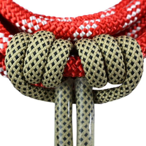 Top Tier Prusik Positioning Lanyard For Climbing And Fall Protection Featuring Static Kernmantle Rope Half Inch Diameter And Ten Feet Long With Aluminum Swivels For Killer Tree Crew Jobs