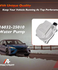 Reliable Coolant Electric Water Pump For 2018 2022 Toyota Camry RAV4 Avalon Hybrid Lexus ES300H 2 5L Oe 16032 25010 mounted on vehicle.