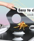 Reusable Gas Range Protectors For LG Stoves, Nonstick And Washable Stove Liners, Heat Resistant Over 300C, Mess-Proof Easy Clean