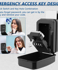 Lock It Down Tight With This Solid Window Mount Security Box featuring emergency access key design and four digit combo dial.