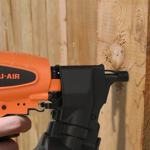15 Degree Pneumatic Coil Siding Nailer CN55R pro grade heavy duty driving nail into wood fence