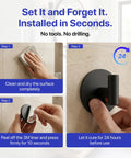 Step-by-step installation of Heavy Duty Peel And Stick Wall Hooks Engineered For Clutter Free Homes Featuring No Sweat Setup.