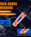 Automotive Test Light 3 To 72V DC Digital Light Tester For Quick Car Electrical Circuit Checks With Wide Voltage Range Easy To Use Durable Probe For car wiring test, red body, LCD screen