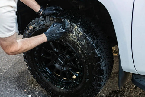 Screwball Detail Brush With Easy Hold Non Slip Rubber Grip For Safe Paint And Interior Cleaning Perfect For Grilles Emblems Trim And Tight Crevices Ultra Soft Bristles Includes Storage Stand Red used on truck tire cleaning