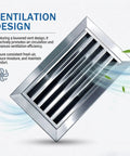 Solid As A Rock Premium Heavy Duty 304 Stainless Steel Louvered Access Panel for efficient ventilation design.