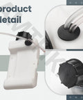 Fuel Tank Assembly For String Trimmer With Fuel Lines Filter And Cap Replaces 308682055 shown with detail view of fuel lines and cap