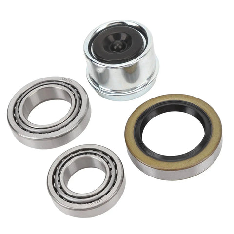 Trailer Bearing Kit For 1-1/16in To 1-3/8in Axles 3500lb 84 Spindle 2 Set L68149 L44649 Inner Bearings With Outer Races