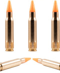 Orange Safety Trainer Dummy Rounds For Dry Fire Practice Ammunition 308 Cal Brass Cased Reusable 5 Pack