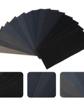 Dope 45 Sheet Wet Dry Sandpaper Set Ranging 120 To 5000 Grit assorted sheets with tear-proof material for wood and auto polishing.