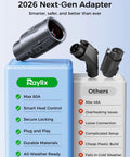 2026 Next-Gen Straight Up Tesla To J1772 Nacs Adapter For Evs Plug And Play 80A Fast Charger with features highlighted.