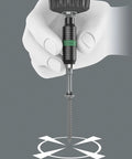 Hexagon 897 Four R SB BiTorsion Rapidaptor Universal Bit Holder For Quarter Inch Shank shown in use with drill